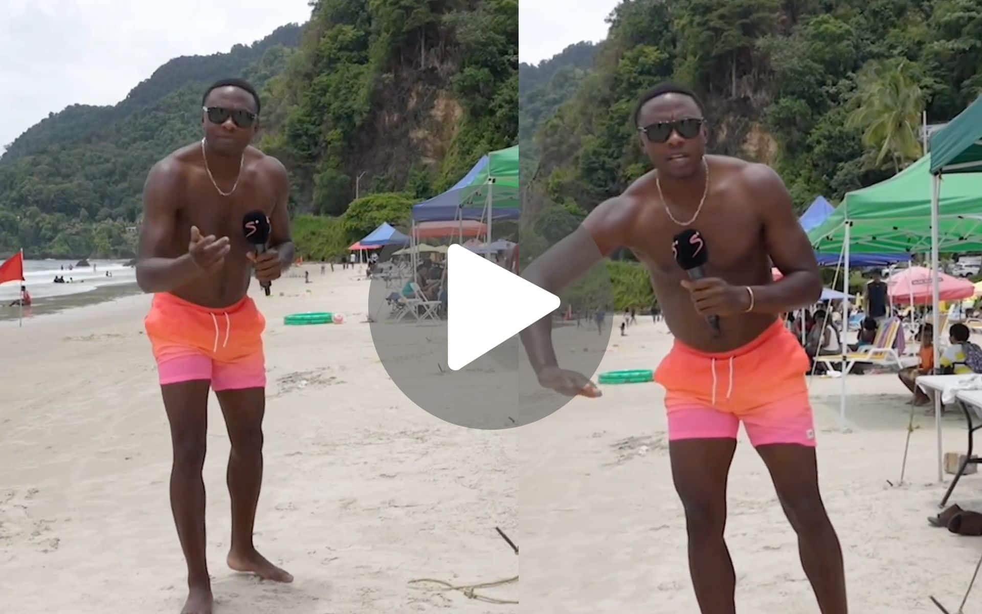 PBKS Star Hilariously Explains Pitch Conditions On Caribbean Beach - Watch